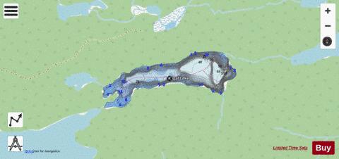 Regal Lake depth contour Map - i-Boating App - Streets