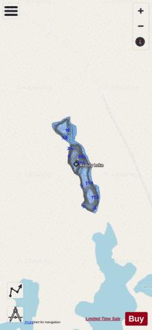 Reguley Lake depth contour Map - i-Boating App - Streets