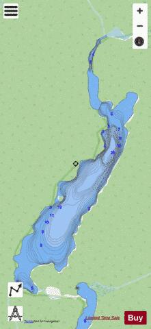 Robinson depth contour Map - i-Boating App - Streets