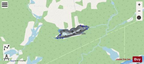 Roland Lake depth contour Map - i-Boating App - Streets