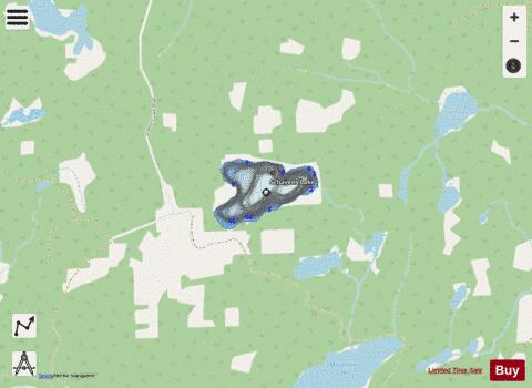 Schavens Lake/Shavings Lake depth contour Map - i-Boating App - Streets
