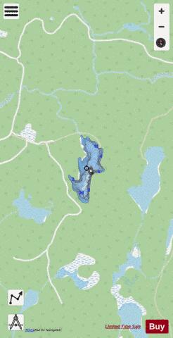 Second Lake, Ermatinger depth contour Map - i-Boating App - Streets