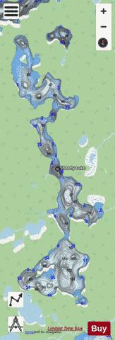 Shoofly Lake depth contour Map - i-Boating App - Streets