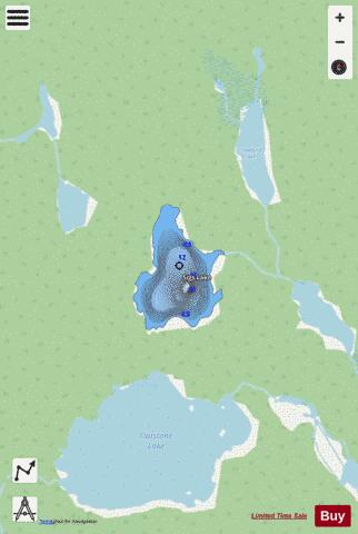 Sigs Lake depth contour Map - i-Boating App - Streets