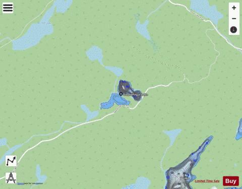 Swordfingal Lake depth contour Map - i-Boating App - Streets