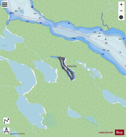 Tarsan Lake depth contour Map - i-Boating App - Streets