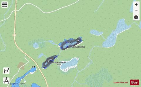 That Mans Lake depth contour Map - i-Boating App - Streets