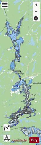 Glasgow Lake depth contour Map - i-Boating App - Streets