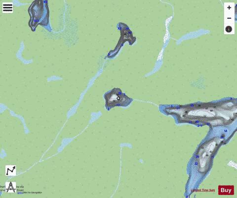 Wallace Pond Sherborne depth contour Map - i-Boating App - Streets