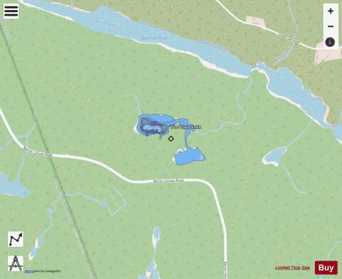 Wee Trout Lake depth contour Map - i-Boating App - Streets