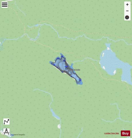 West Joco Lake / Sucker Lake depth contour Map - i-Boating App - Streets