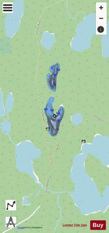 White River Lake depth contour Map - i-Boating App - Streets