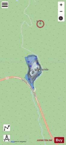 Wolf Camp Lake depth contour Map - i-Boating App - Streets
