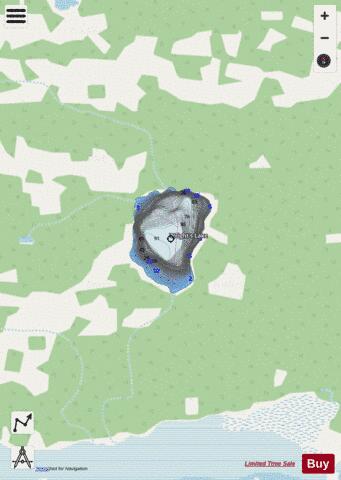 Wrights Lake depth contour Map - i-Boating App - Streets