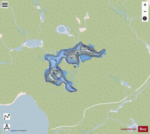 Wylie Lake depth contour Map - i-Boating App - Streets
