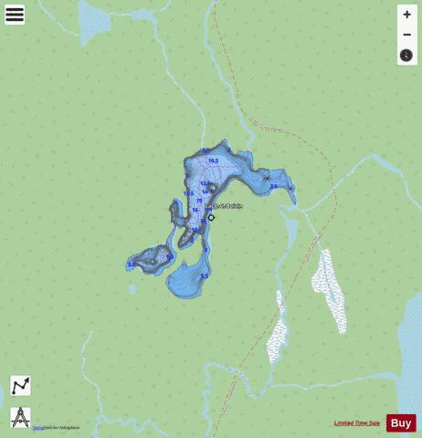 CA_QC_99821_qc depth contour Map - i-Boating App - Streets