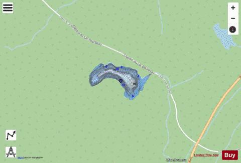 Cardinal Lac/ Lac A La Truite depth contour Map - i-Boating App - Streets