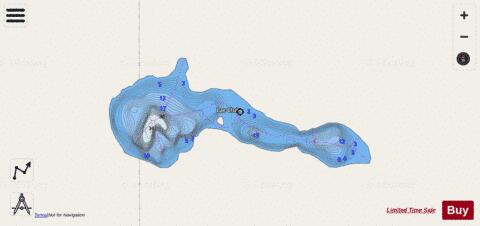 Club Lac depth contour Map - i-Boating App - Streets