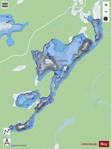 JEROME depth contour Map - i-Boating App - Streets