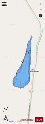 Kaockimakidinak Lac A (Lac A5754) depth contour Map - i-Boating App - Streets