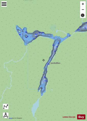 LIEVRE DU depth contour Map - i-Boating App - Streets