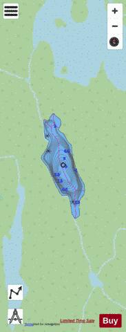 Lac No E3575 depth contour Map - i-Boating App - Streets