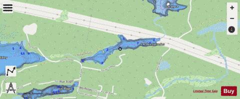 Lac Des Sucreries depth contour Map - i-Boating App - Streets