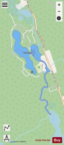 Lasalle Lac depth contour Map - i-Boating App - Streets