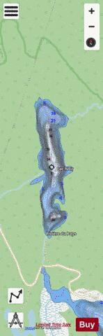 Noir Lac / Lac Vase depth contour Map - i-Boating App - Streets