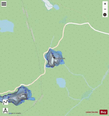 Rondeau Lac depth contour Map - i-Boating App - Streets