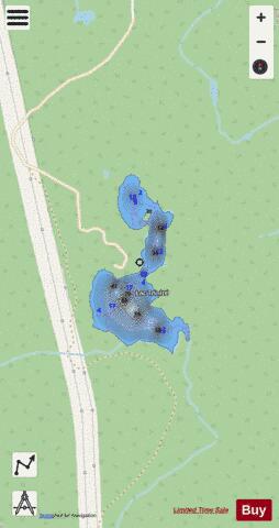 Trinite Lac depth contour Map - i-Boating App - Streets