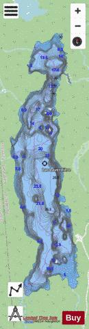 Laverdiere, Lac depth contour Map - i-Boating App - Streets