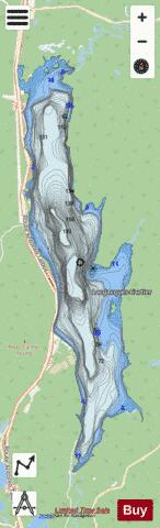 Jacques-Cartier, Lac depth contour Map - i-Boating App - Streets