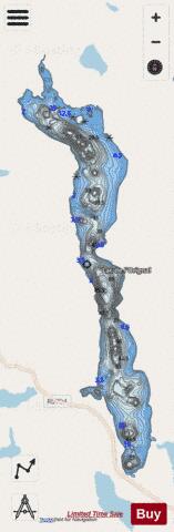 Orignal, Lac de l' depth contour Map - i-Boating App - Streets