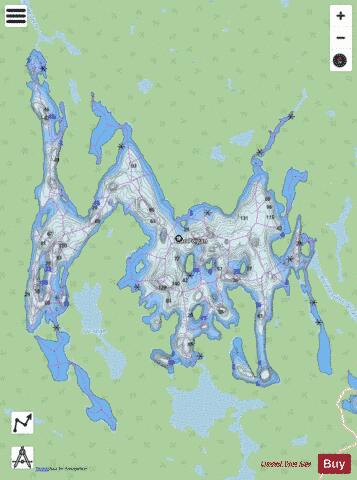 Poigan, Lac depth contour Map - i-Boating App - Streets