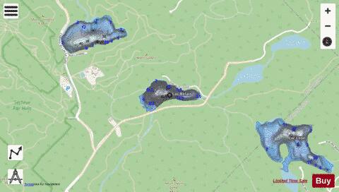 Belair, Lac depth contour Map - i-Boating App - Streets