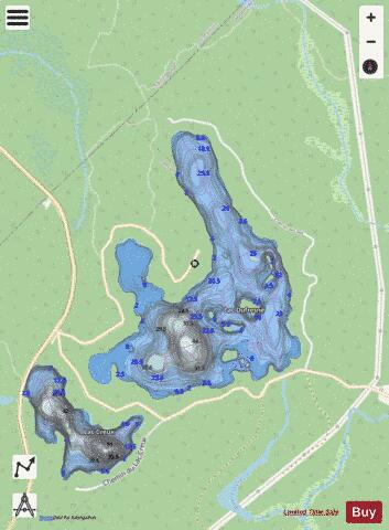 Dufresne, Lac depth contour Map - i-Boating App - Streets