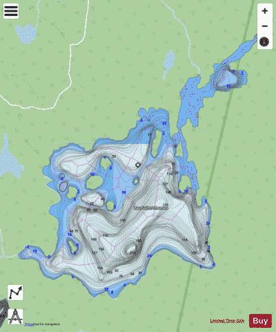 Saint-Thomas, Lac depth contour Map - i-Boating App - Streets