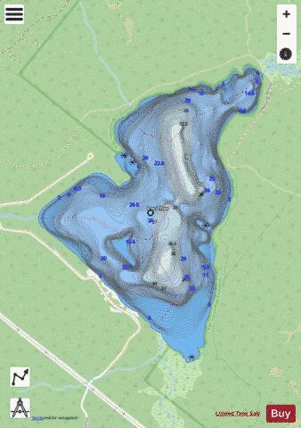 Thor, Lac depth contour Map - i-Boating App - Streets