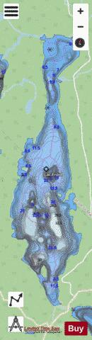 Froid, Lac depth contour Map - i-Boating App - Streets