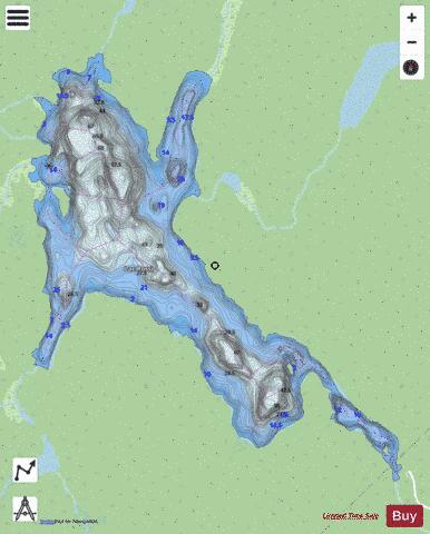 Rossi, Lac depth contour Map - i-Boating App - Streets