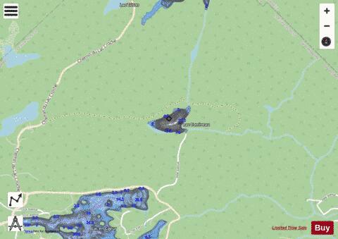 Corriveau, Lac depth contour Map - i-Boating App - Streets