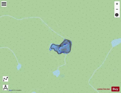 Viel, Lac depth contour Map - i-Boating App - Streets