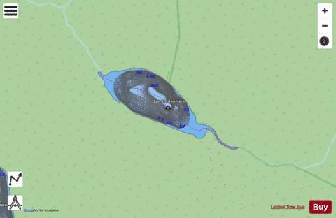 Cardonniere, Lac depth contour Map - i-Boating App - Streets