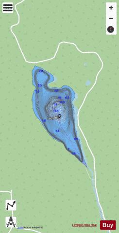 Joffre, Lac depth contour Map - i-Boating App - Streets