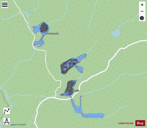 Ile, Lac de l' depth contour Map - i-Boating App - Streets