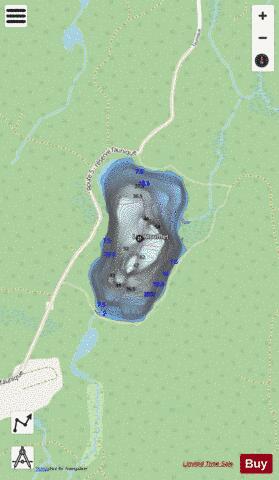 Moufflet, Lac depth contour Map - i-Boating App - Streets