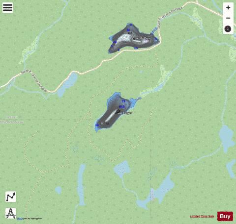 Caryer, Lac depth contour Map - i-Boating App - Streets