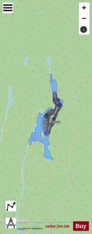 Boisvert, Lac depth contour Map - i-Boating App - Streets