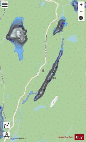 Turck, Lac depth contour Map - i-Boating App - Streets